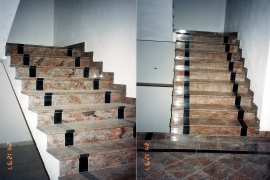 notranje granitne stopnice