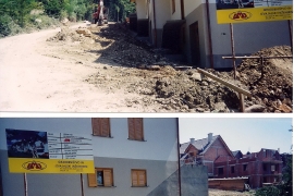 urejanje okolice vrstnih hiš